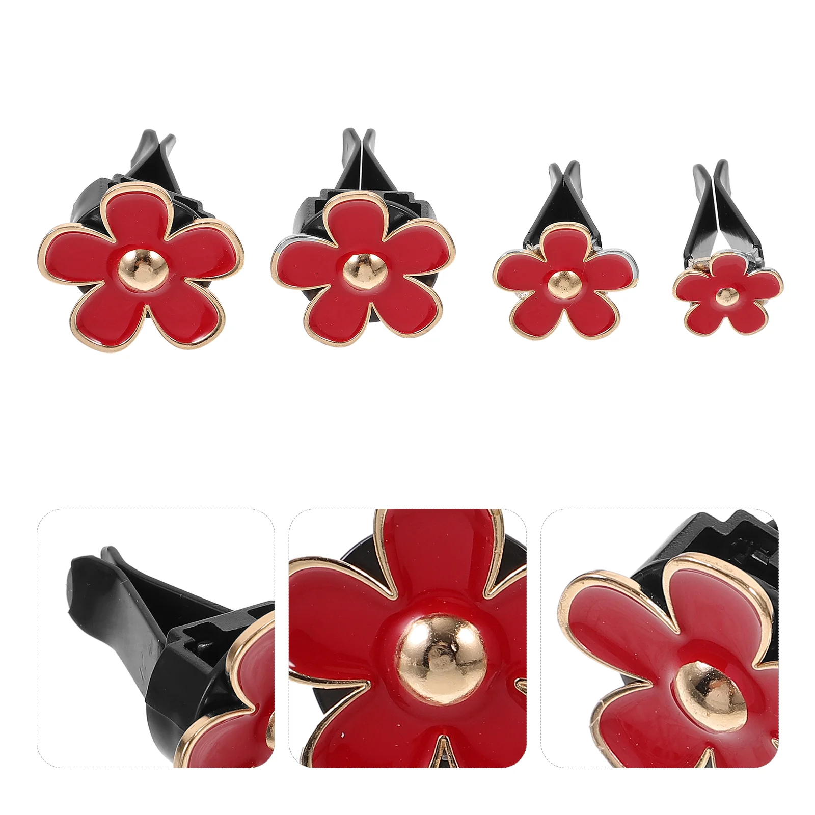 

4pcs Car Air Freshener Clips Car Vent Clips Auto Air Vent Clips Car Interior Decorations