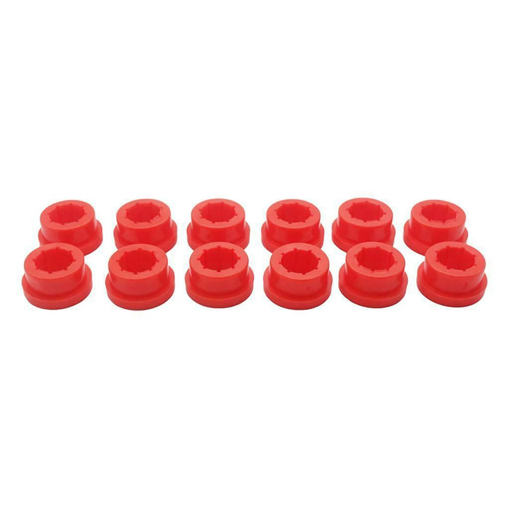 

Lower Control Arm Camber Kit 12 Pcs Accessories Chassis Components Parts Polyurethane Red Replacements Brand New
