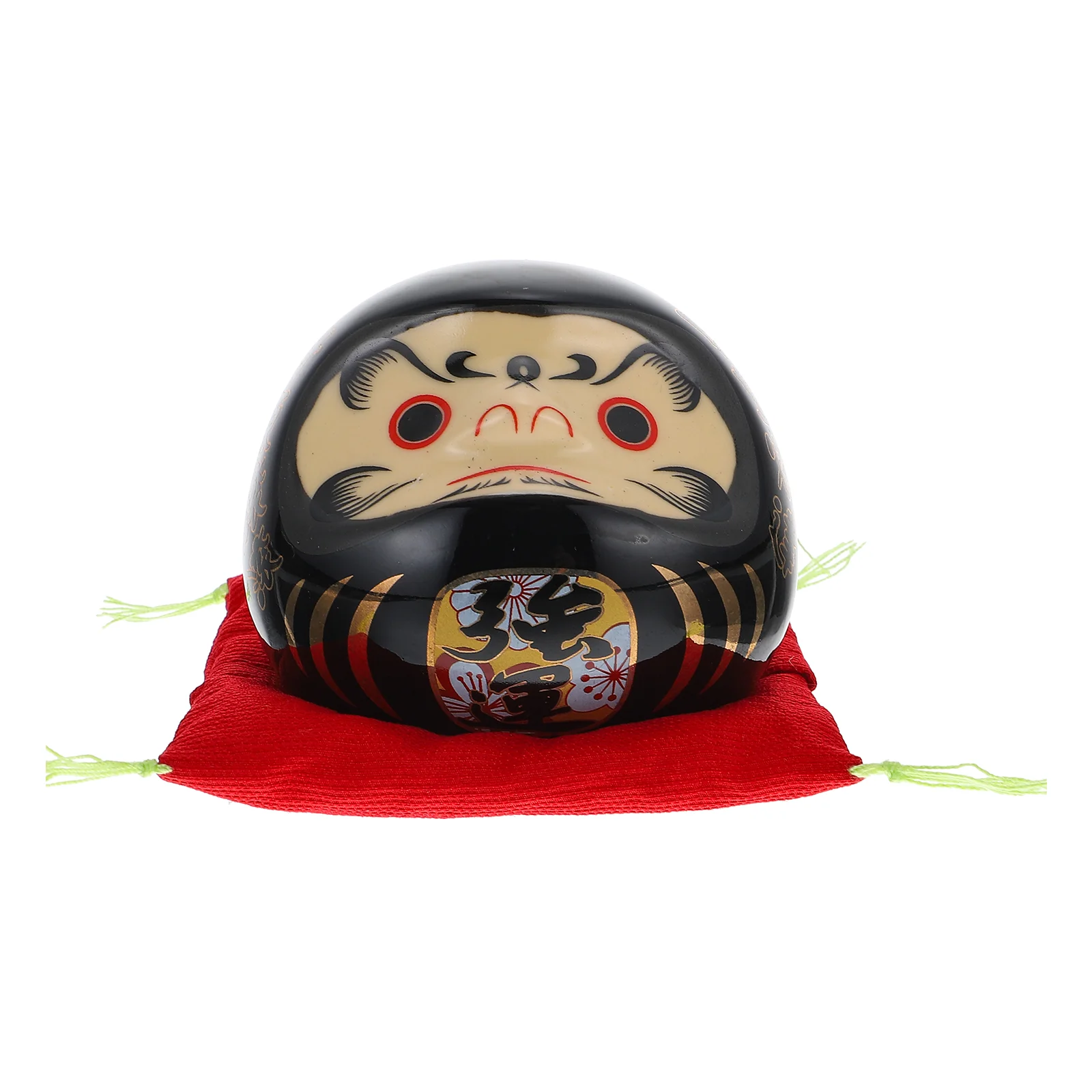 

1 Set Cartoon Ceramics Daruma Doll Decor Lovely Doll Figurine Indoor Decor