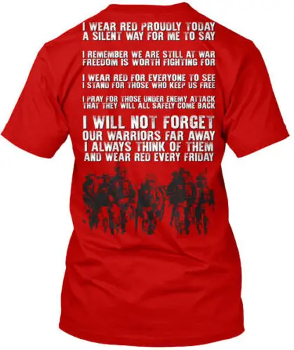 Молитвенная футболка Красной пятницы Сделано в США размер от S до 5XL