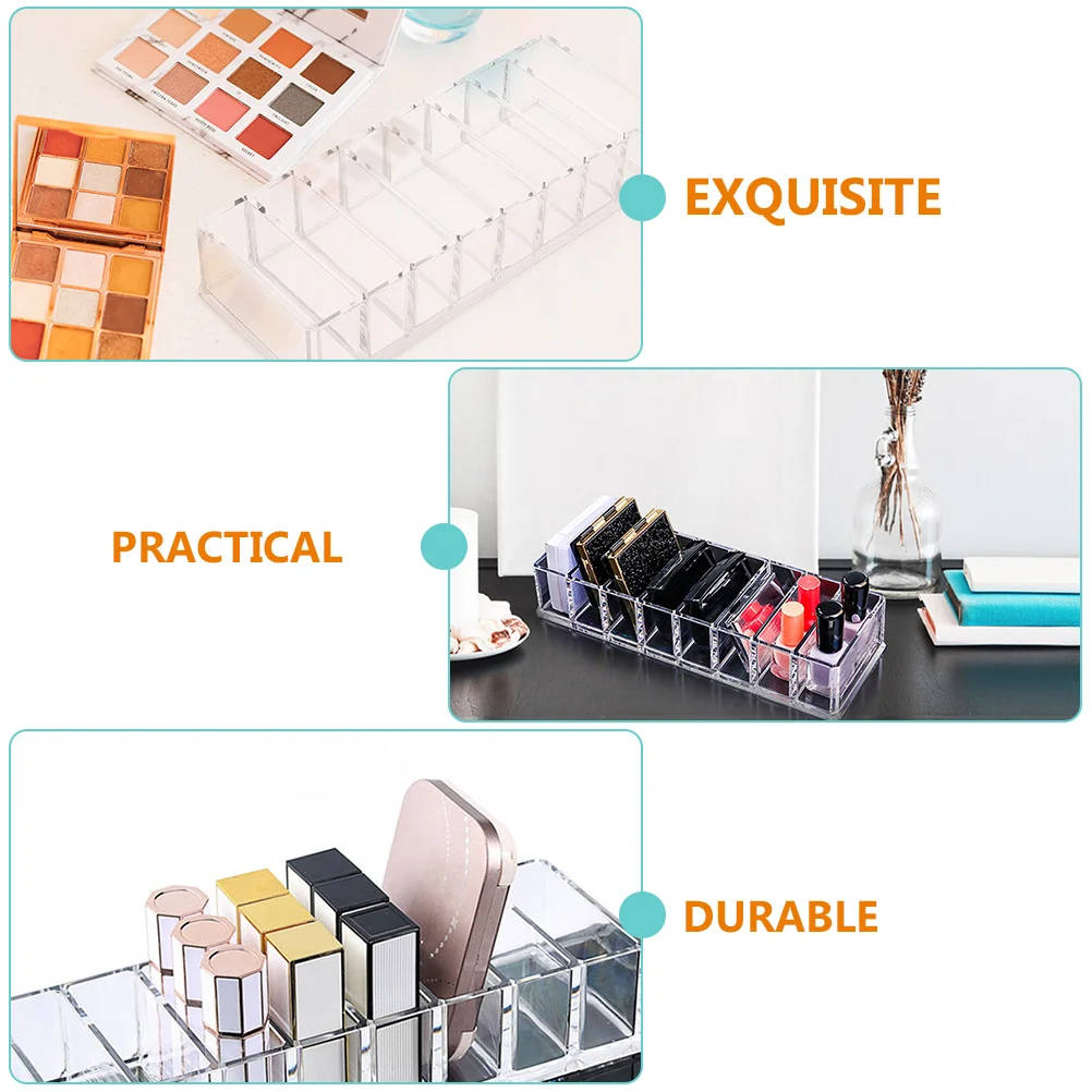 Коробка для хранения косметического продукта органайзер поддонов макияжа