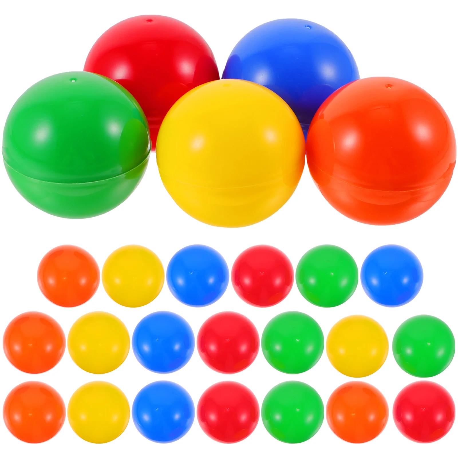 

25pcs Lottery Balls Openable Raffle Balls Lottery Small Balls Festive Supplies Festive Props Machine