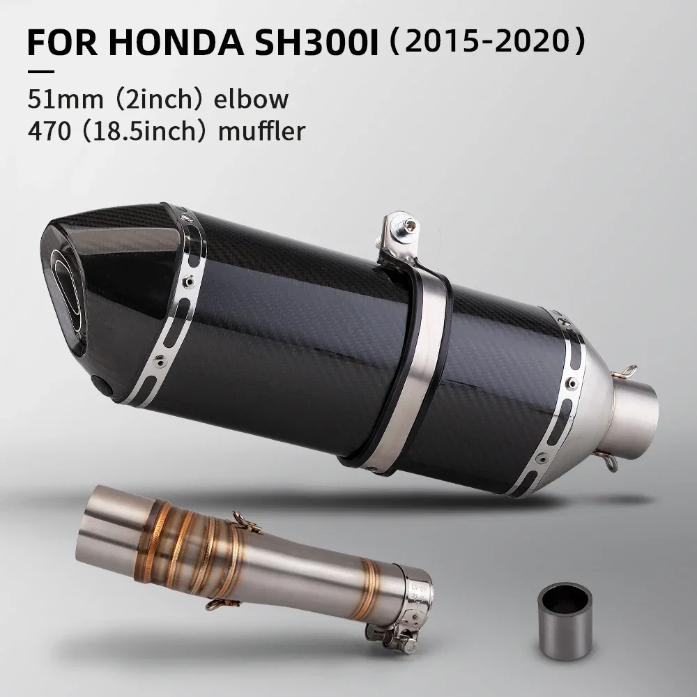 Silp on для HONDA SH300I SH300 2105-2022 мотоциклетный глушитель труба Escape Moto с DB Killer