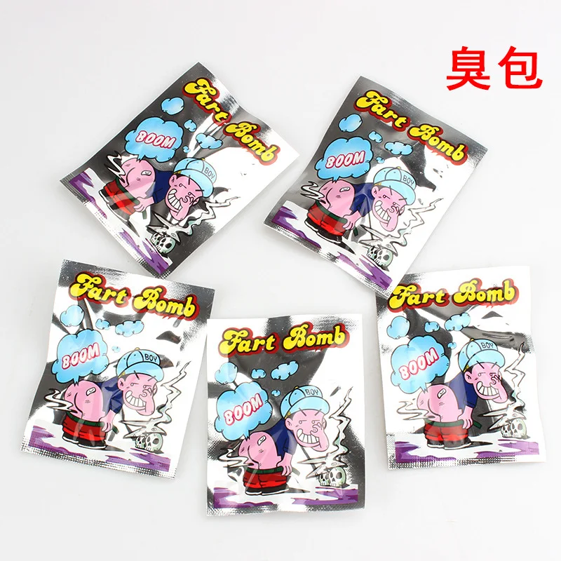 5pcs Funny Fart Bomb Bags Stink Bomb Smelly Funny Gags Practical Jokes Fool Toy Gag Funny Joke Tricky Toy