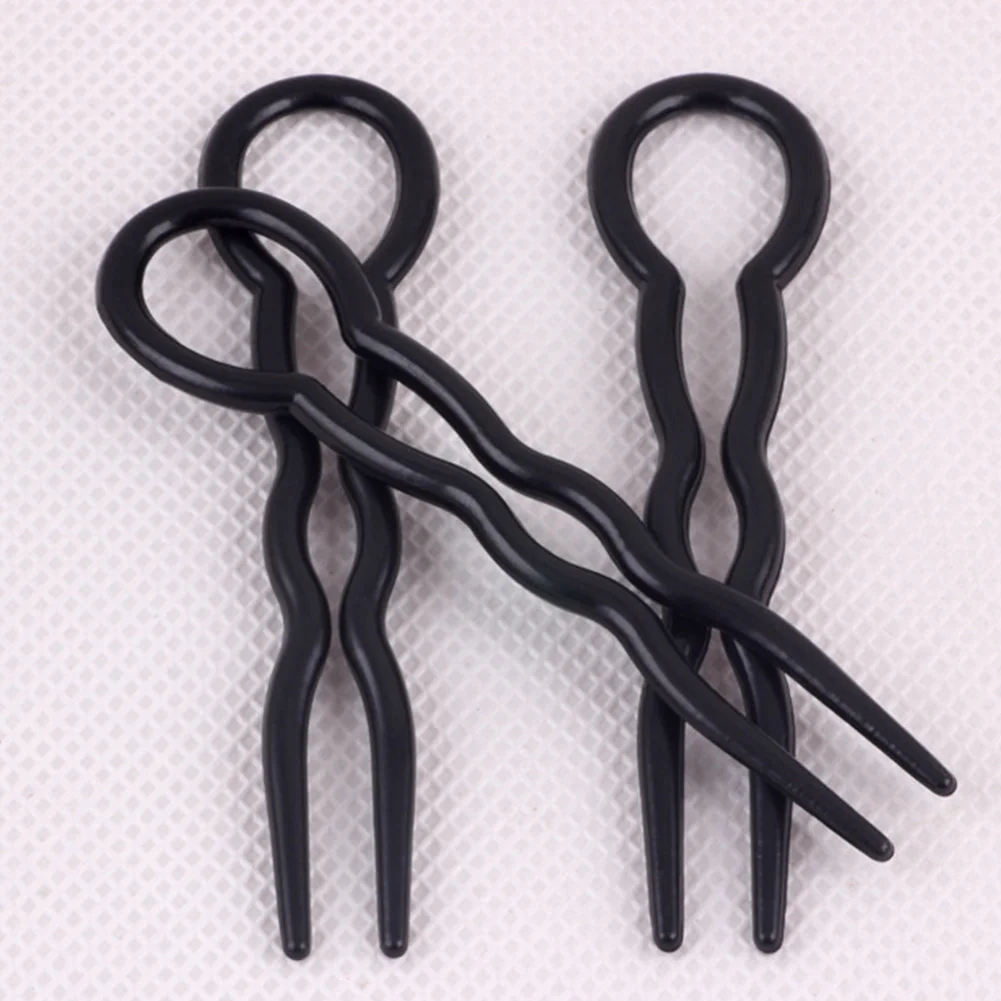 

3pcs/set Hair Fork Practical U-shaped Hairpins Twist Stick Quick Tools Clips Bun Hairdressing Women Hair Styling