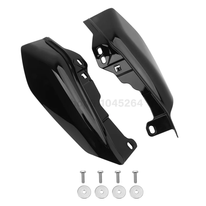 

Harley Touring Street Electra Glide Road King Мотоцикл Теплозащитный Экран Дефлектор Воздуха ABS Пластик Черный/Хром Аксессуа...