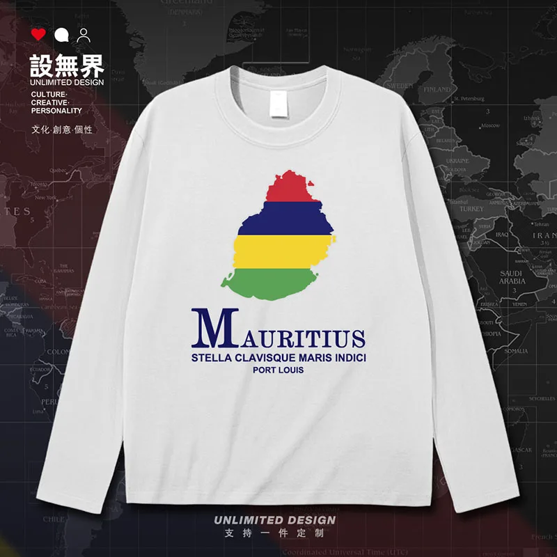 Фото Mauritius MUS Maurice Moris Mauritian Map mens t shirt tops white printed shirts jerseys gyms sporting fashion summer clothes №2