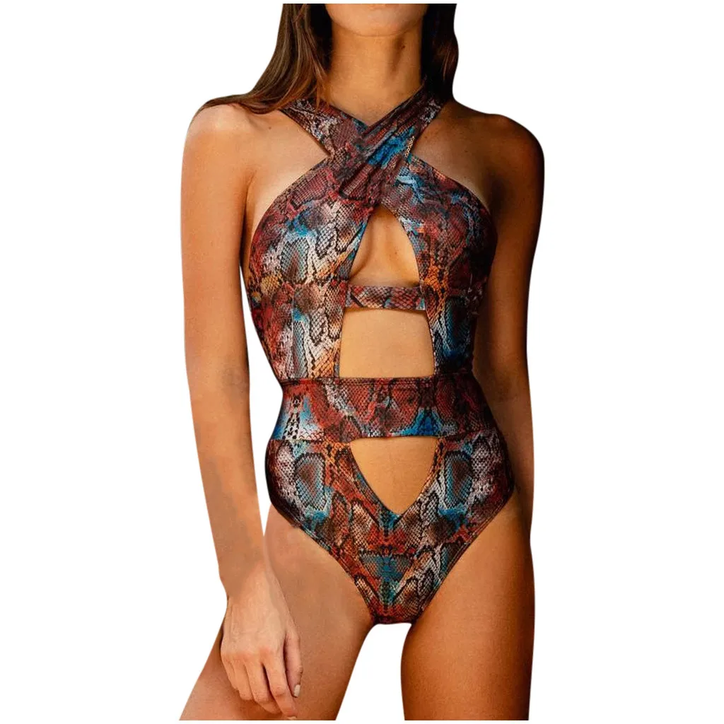 

Sexy Bathing Print Push-Up Womens Padded Bra Swimwear Swimsuit Swimwears Tankinis Set Swimwears Swimsuit bikini