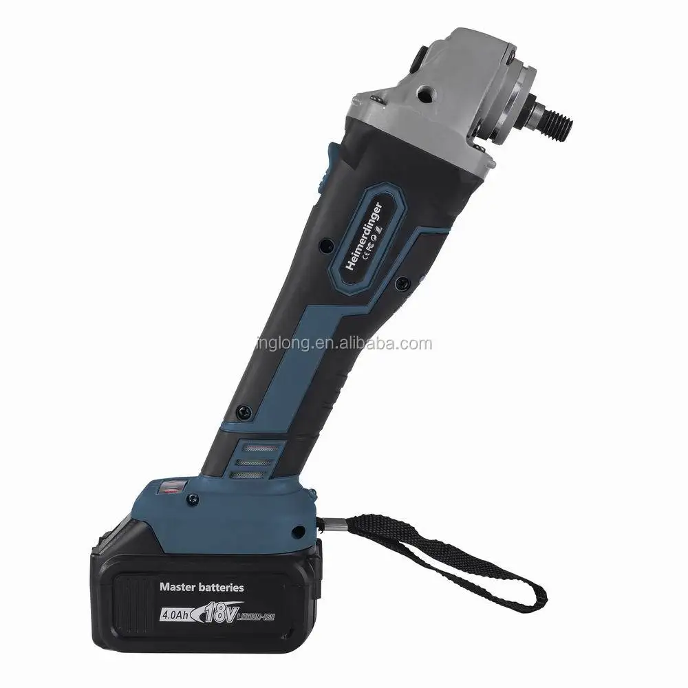 

cordless angle grinder brushless with two 18V 4.0Ah lithium batteries