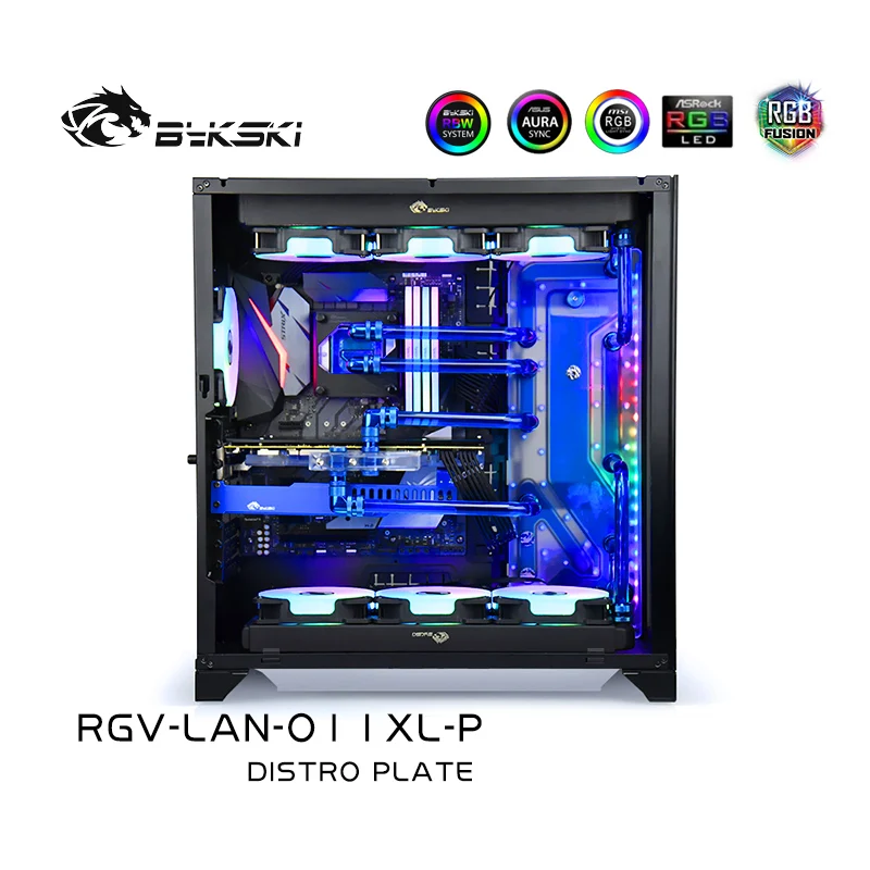 Bykski RGV-LAN-O11XL-P пластинчатый радиатор для O11 Dynamic XL чехол водная доска резервуар воды