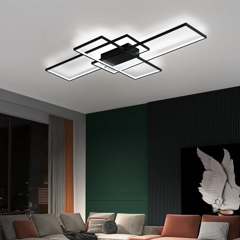 

Minimalism Modern Led ceiling lights for livingroom bedroom 110-240V Led ceiling light White/Black Ceiling Lamp lustre fixture