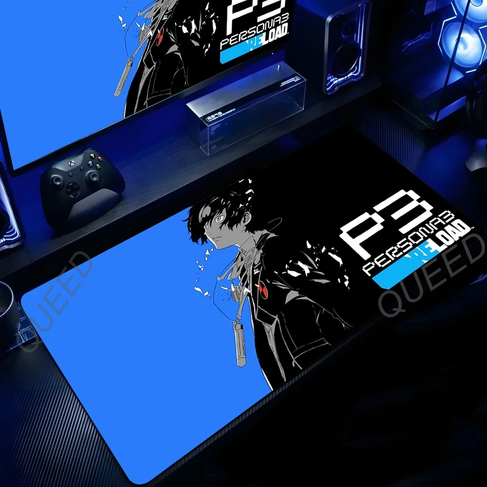 Фото Коврик для мыши Persona 3 Reload в стиле аниме, офисный коврик для ноутбука, игровые аксессуары, нескользящий большой коврик для стола, резиновый коврик XL, коврик для геймеров №4