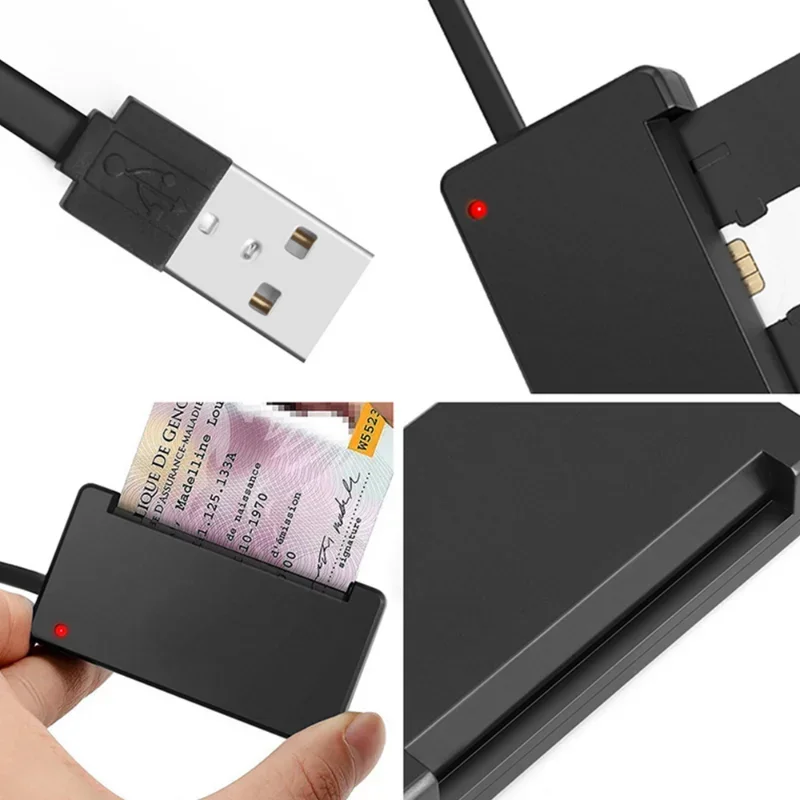 USB 2 0 устройство для чтения смарт-карт памяти ID Bank EMV electronic DNIE days citizen sim-кланер