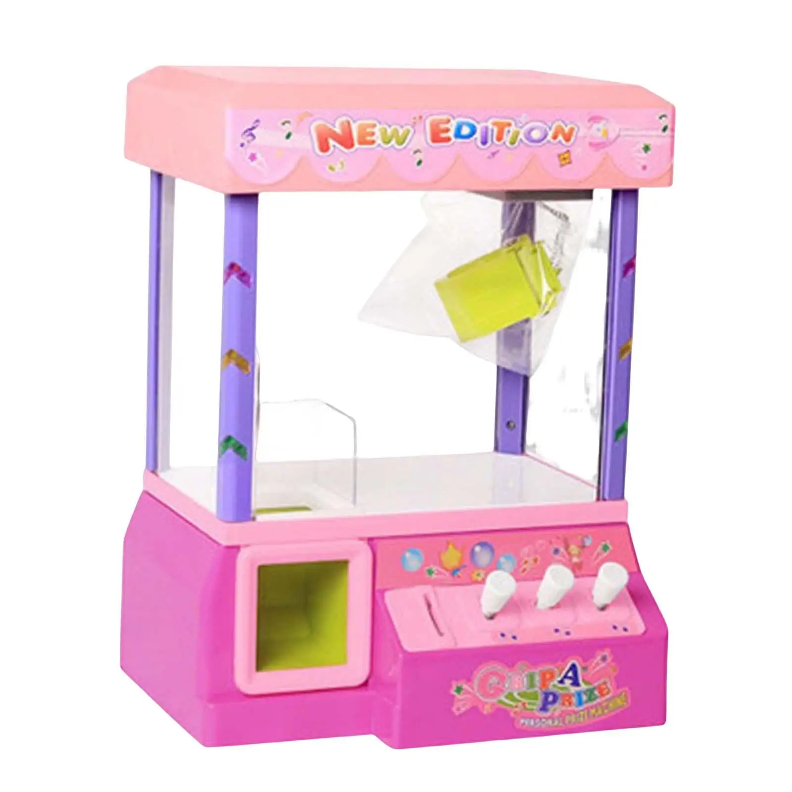 

Electronic DIY Children Doll Machine Coin Operated Play Game Portable Crane Machines Toy