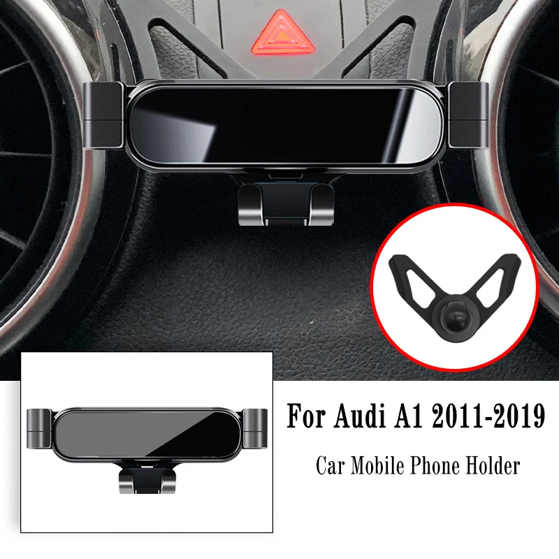 

Metal Car Holder For Audi A1 Sportback 8XA 8XF 2011-2019 Gravity Navigation Bracket Air Outlet Clip Bracket Rotatable Support