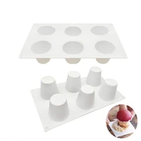 round column tart silicone cake mold for baking valentines day wedding mousse mould dessert pastry tool