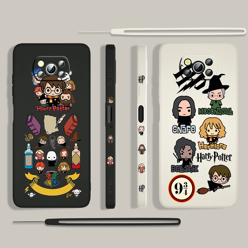 

Ring Potters Wand Harries Phone Case For Xiaomi POCO X3 NFC F3 GT M4 M3 M2 Pro C3 C31 X2 Mix 3 TPU Gel Silicone Liquid Left Rope