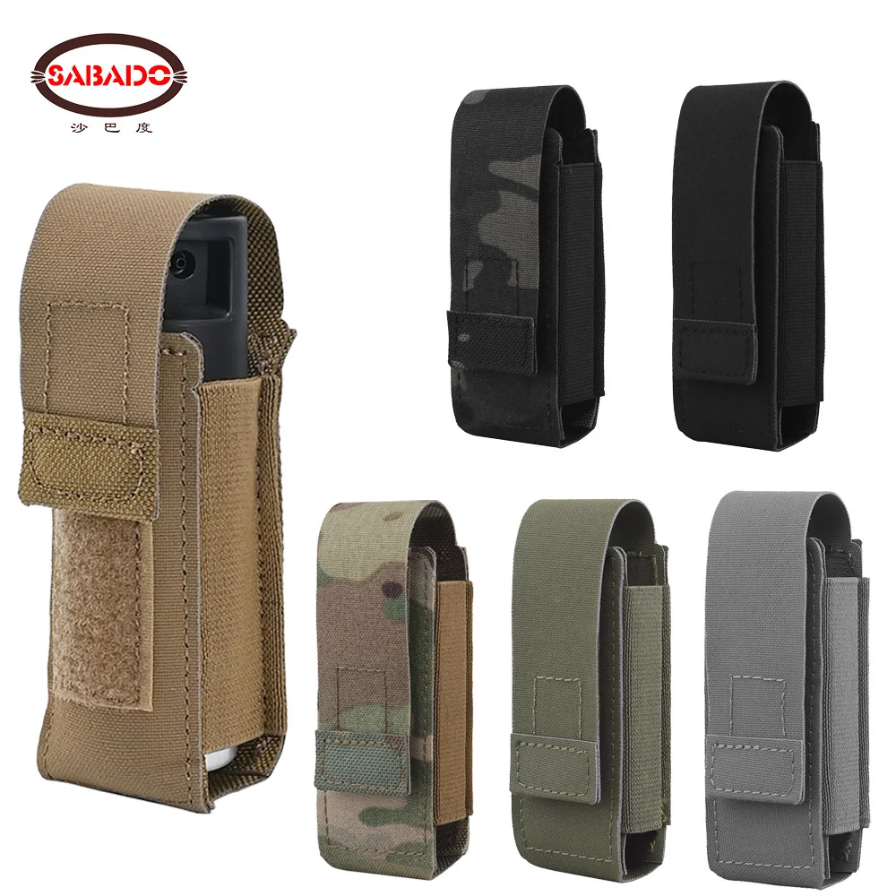 Фото Тактическая Сумка-распылитель Molle OC Pepper, эластичный универсальный инструмент, кобура 9 мм, чехол для пистолета, фонарика, охотничьего жилета, аксессуары для ремня №1