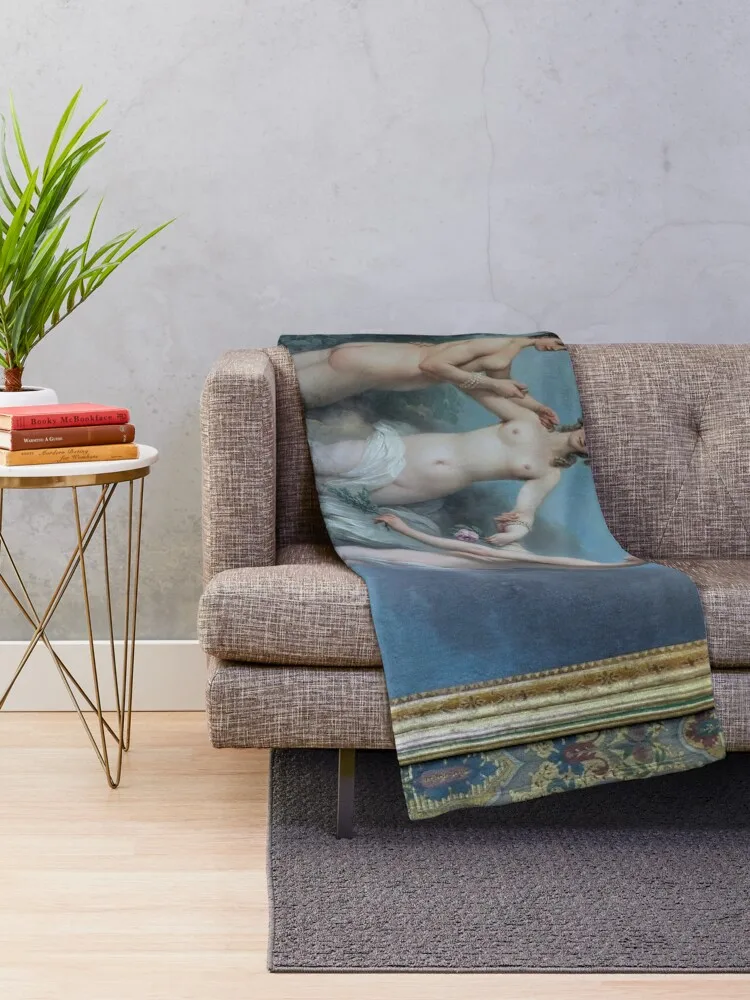 r2363/Chateau de Chenonceau 5 peintre Van Loo — лесная одеяло Nesle Okaio Création Olavia-Olao 2020 плед