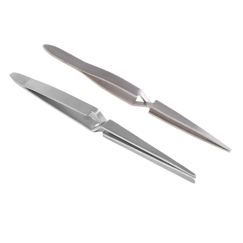 

for Cross Lock Stainless Steel Reverse Action Pointed Round Tweezer Acrylic Shaping Tweezers