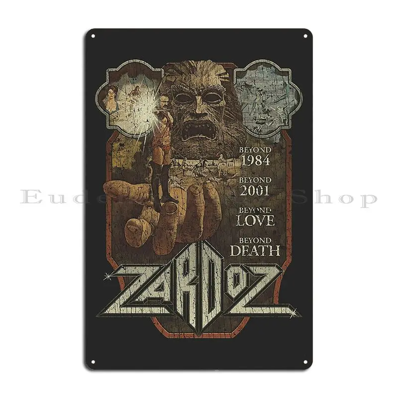 Zardoz 1974 металлический знак кухонный Настенный декор ржавый индивидуальный