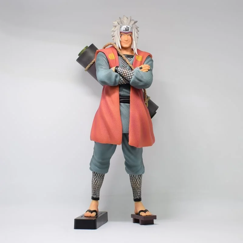 

Naruto Shippuden Anime Figures GK Toad Sage Jiraiya Action Figure Figma 34CM Doll Model Statue Collectible Figurines Manga Toys