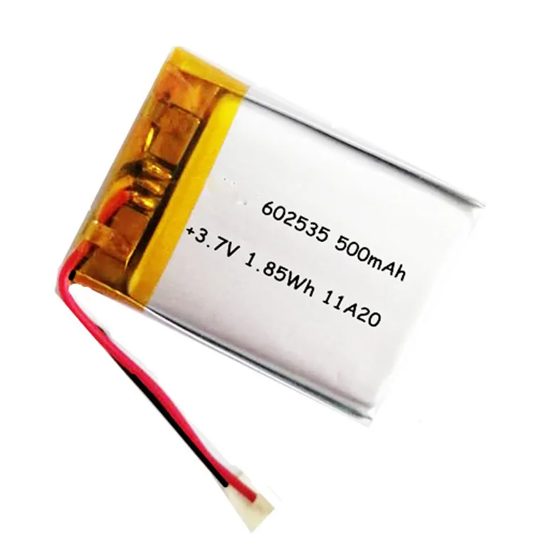 

2/5/10/20 Pcs 3.7V 500mAh 602535 Lithium Polymer Ion Battery 2.0mm JST Connector