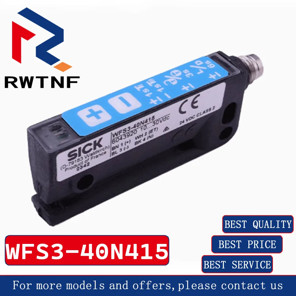 Фото Совершенно новый подлинный WFS3-40N415 SICK слот-тип фотоэлектрический прозрачный датчик этикетки для упаковки, 100% оригинальный складской запас №3