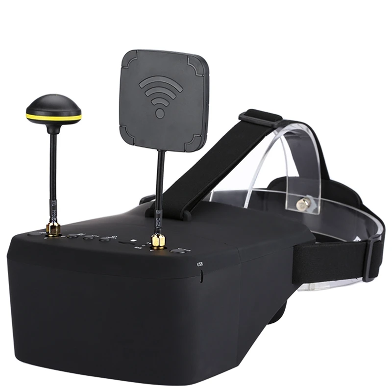 

EV800D 5,8G 40CH 5 дюймов 800X480 видео гарнитура HD DVR разнообразие FPV очки + батарея подходит для RC модели долговечные