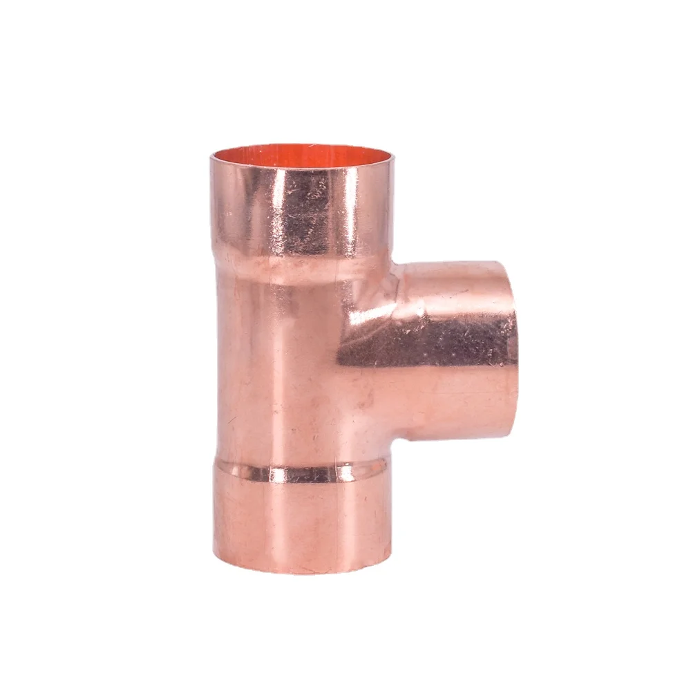 1/4" 3/8" 1/2" 5/8" 8 10 12 15 16 19 22 25-159mm ID Copper End Feed Solder Tee 3 Ways Plumbing Fitting Coupler Air Conditioner