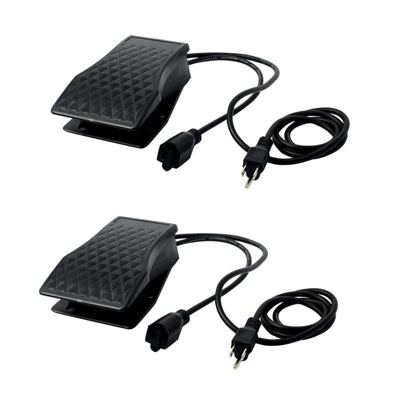 

TOP 2X Flex Shaft Motor Foot Control Pedal Replacement Electric For Rotary Tool Hanging Grinder Carver Tool Speed US Plug
