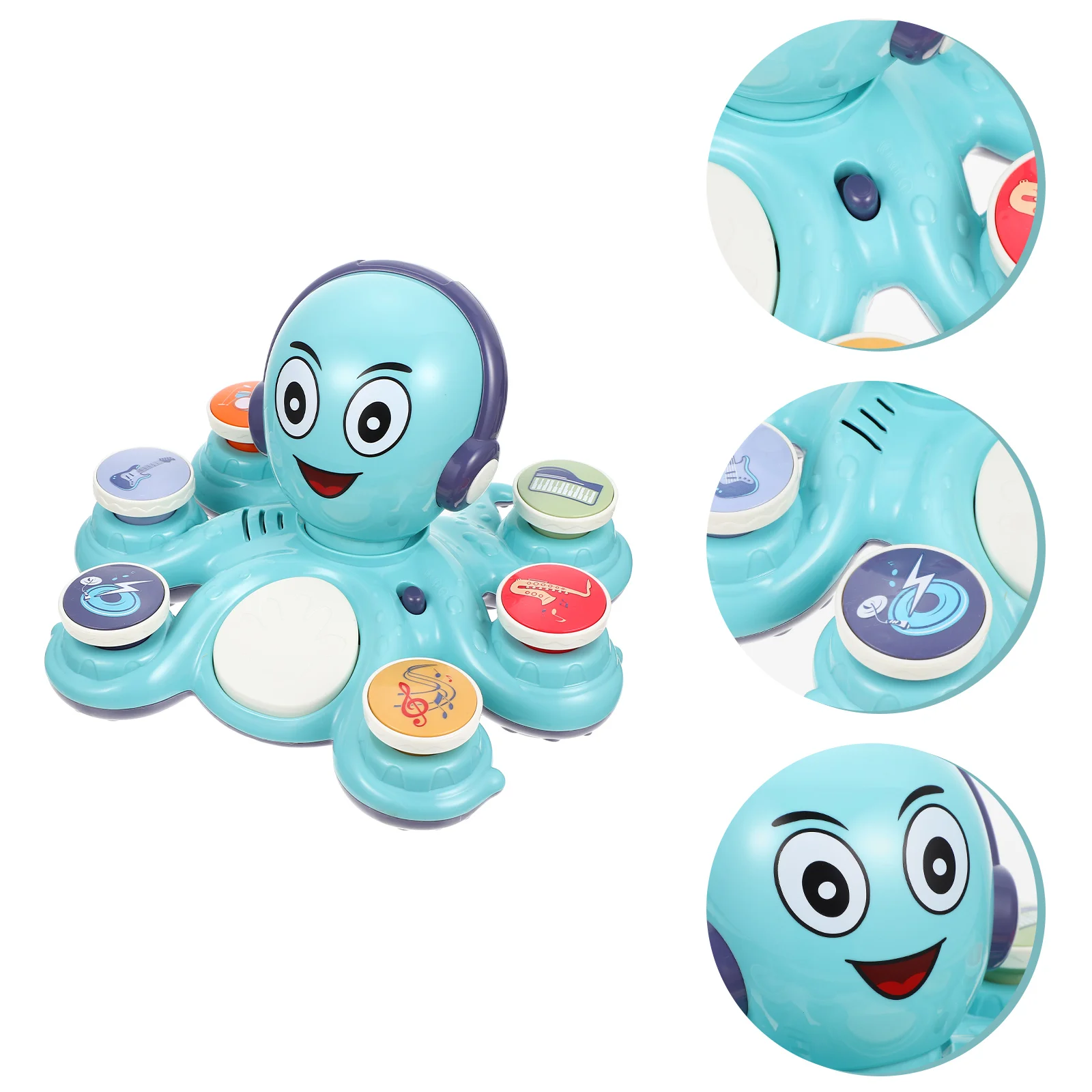 

Octopus Music Light Toddler Baby Musical Instrument Adorable Kids Toy Cartoon Enlightenment Plaything Parent-child