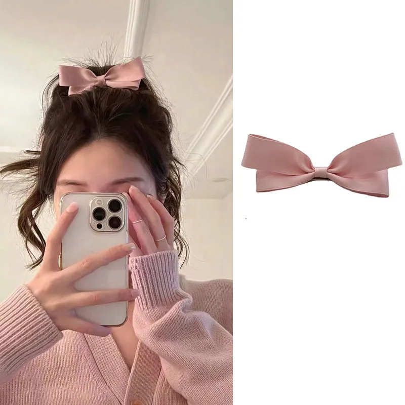 

Заколки для волос с бантом 1 шт. милые заколки для девочек в японском стиле милый бант заколки для волос модные аксессуары для волос для дево...