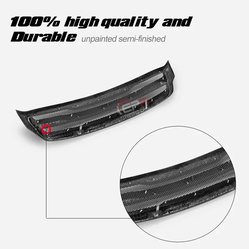 Для 2014-2017 Kia Sorento UM RR Стиль FRP стекловолокно Неокрашенный передний гриль бампер