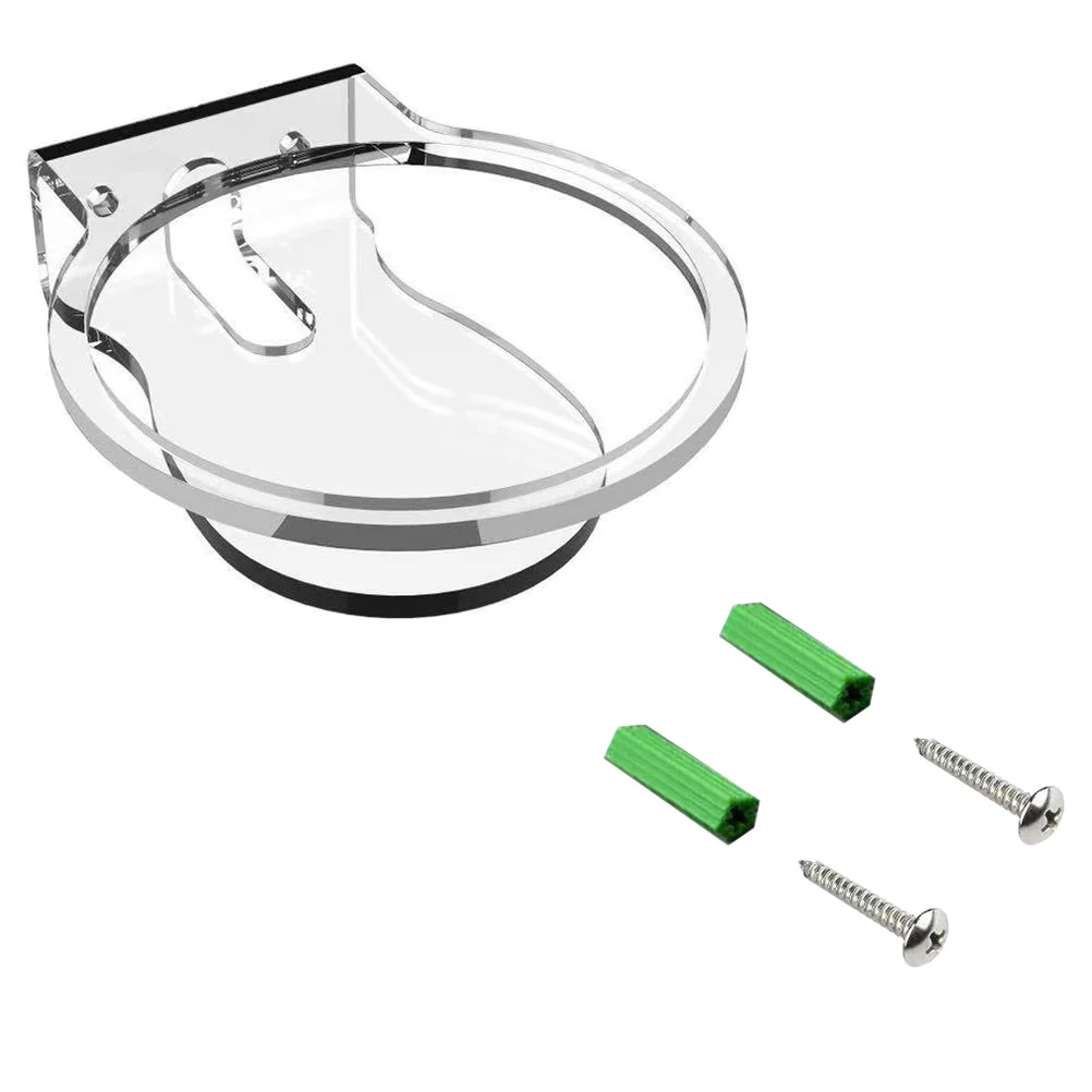 

Desktop Speaker Stand Wall-mounted Speaker Bracket Compatible with Echo Dot 4 (Transparent)