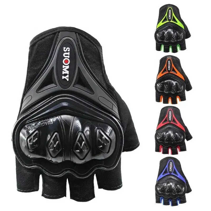 

Motorcycle gloves half finger Breathable Racing Gloves Protective Cycling Gloves Half Finger