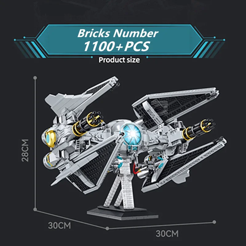 Конструктор MINISO TIE Battle-StarFighters Interceptor-Fighter 14+