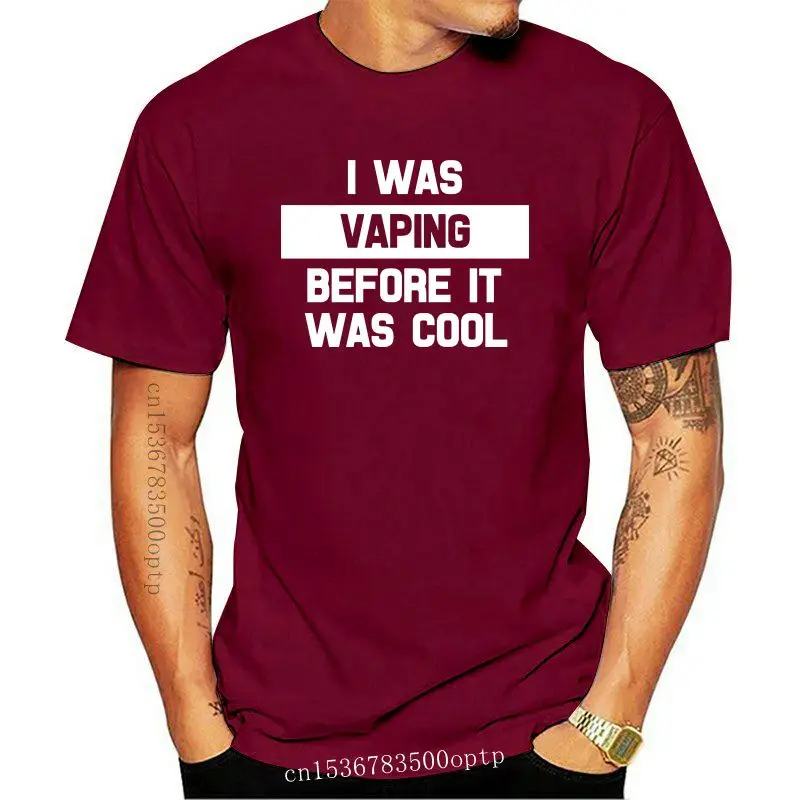 

Tee I Was Vaping Before It Was Cool Mens Funny Unisex T-Shirt