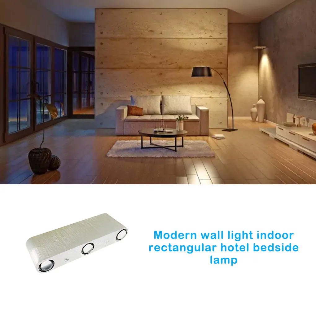 

Умная светодиодная лампа, акриловая Водонепроницаемая прикроватная лампа высокой мощности для украшения сада, износостойкая настенная ла...