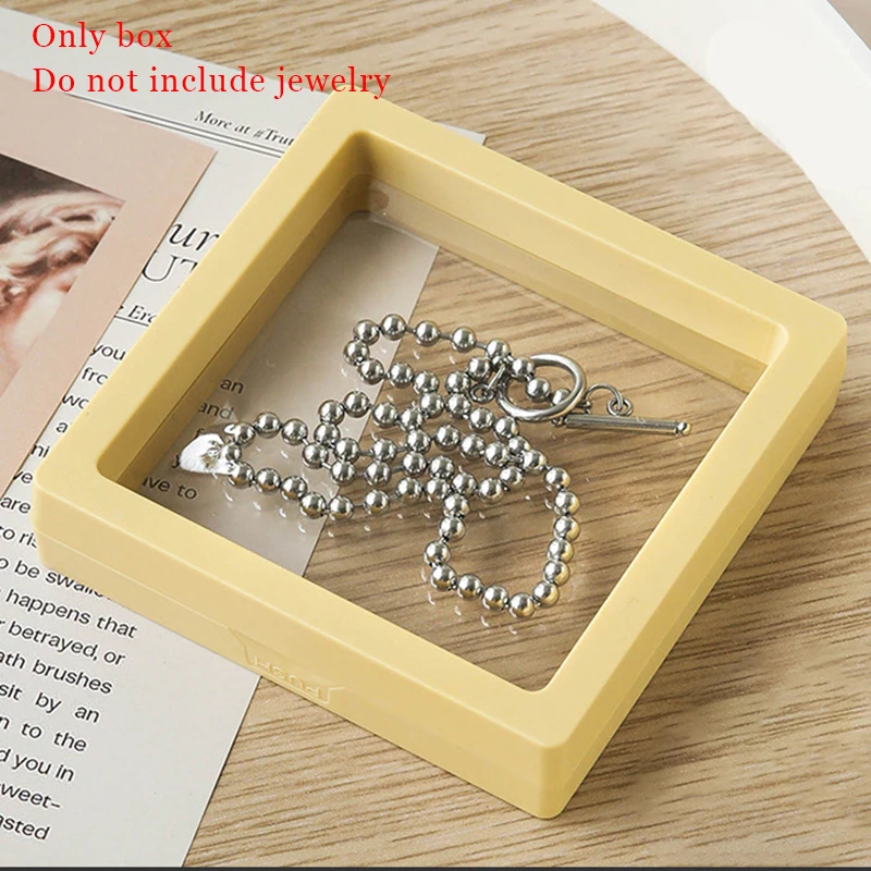 Прозрачная акриловая шкатулка для украшений 7*7 см/9*9 см