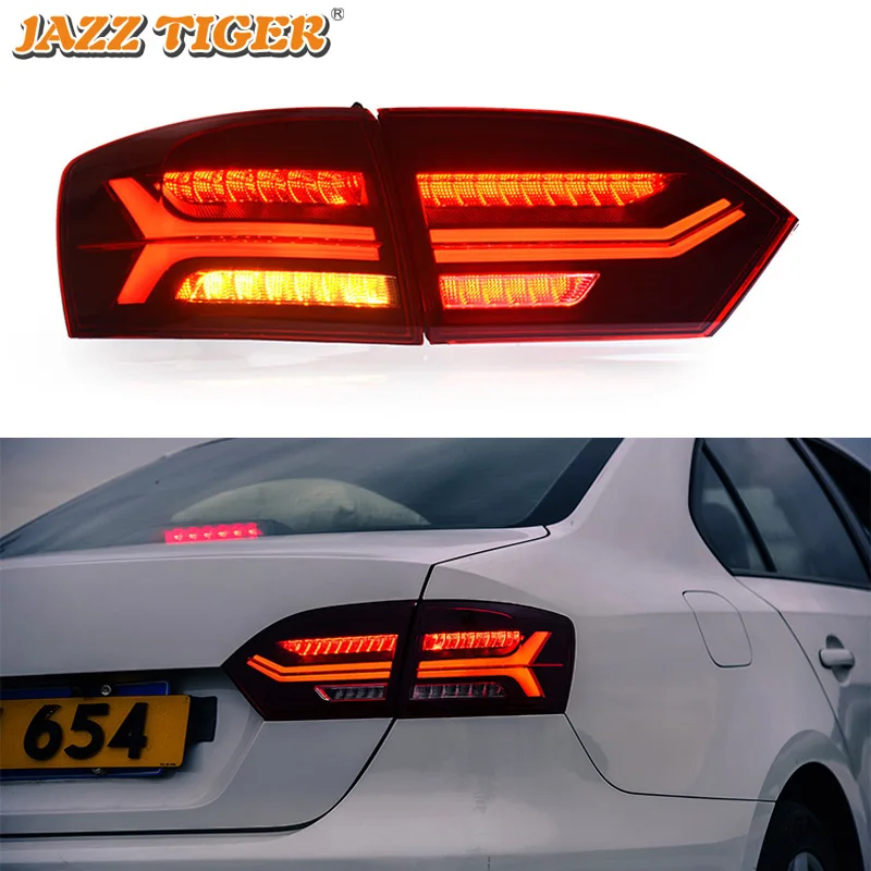 

Car LED Taillight Tail Light For Volkswagen Jetta MK6 2012 2013 2014 Rear Fog Lamp + Brake Light + Reverse + Dynamic Turn Signal