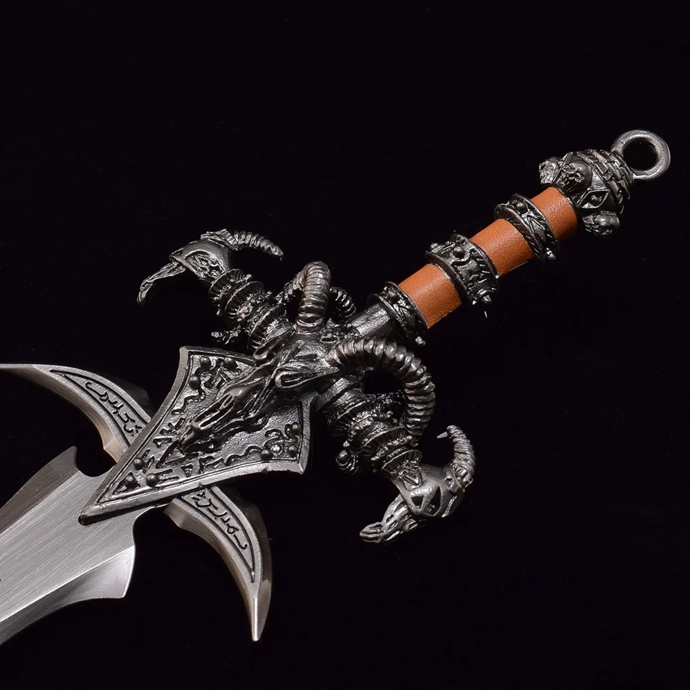 Мини-метал Frostmourne Katana World of Warcraft Lich King Sword из сплава японская катана модель оружия
