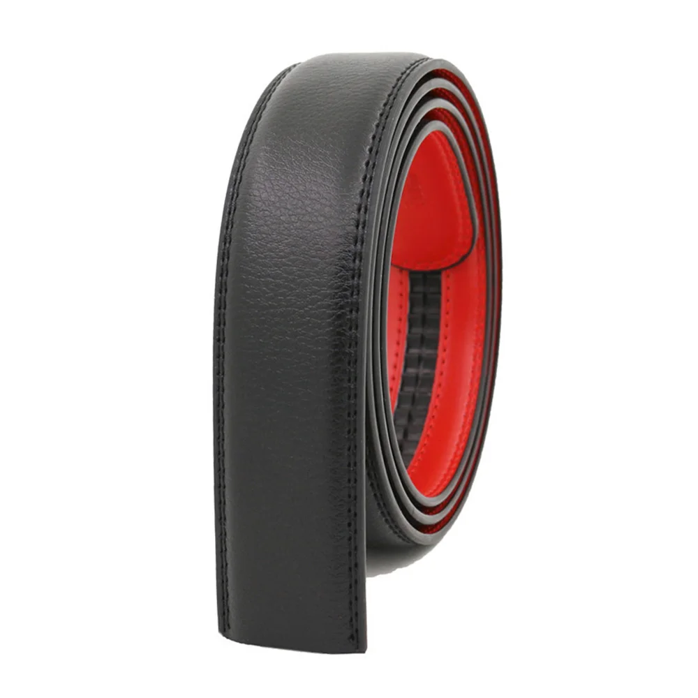 Автоматический мужской ремень HIDUP из натуральной кожи голубого цвета только без