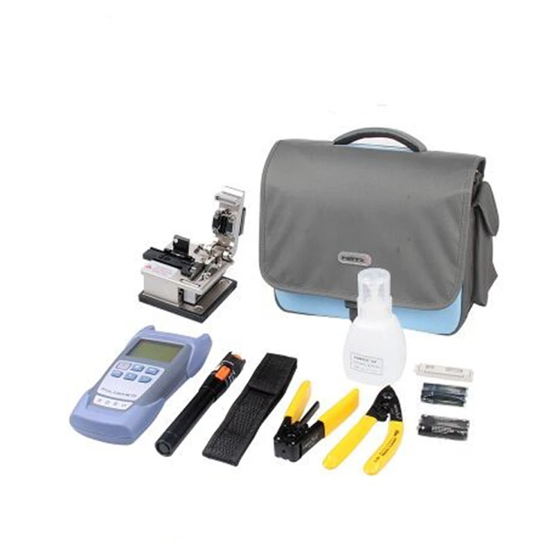 

FTTH Fiber Optic Inspection test Cleaning tool Kit for network