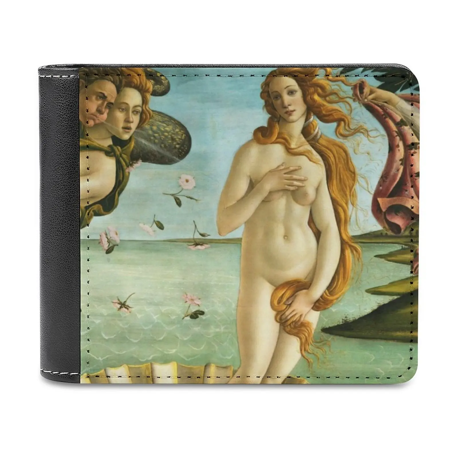 

Birth Of Venus Botticelli Leather Wallet Men's Wallet Purse Money Clips Birth Venus Botticelli Renaissance Board Personalized
