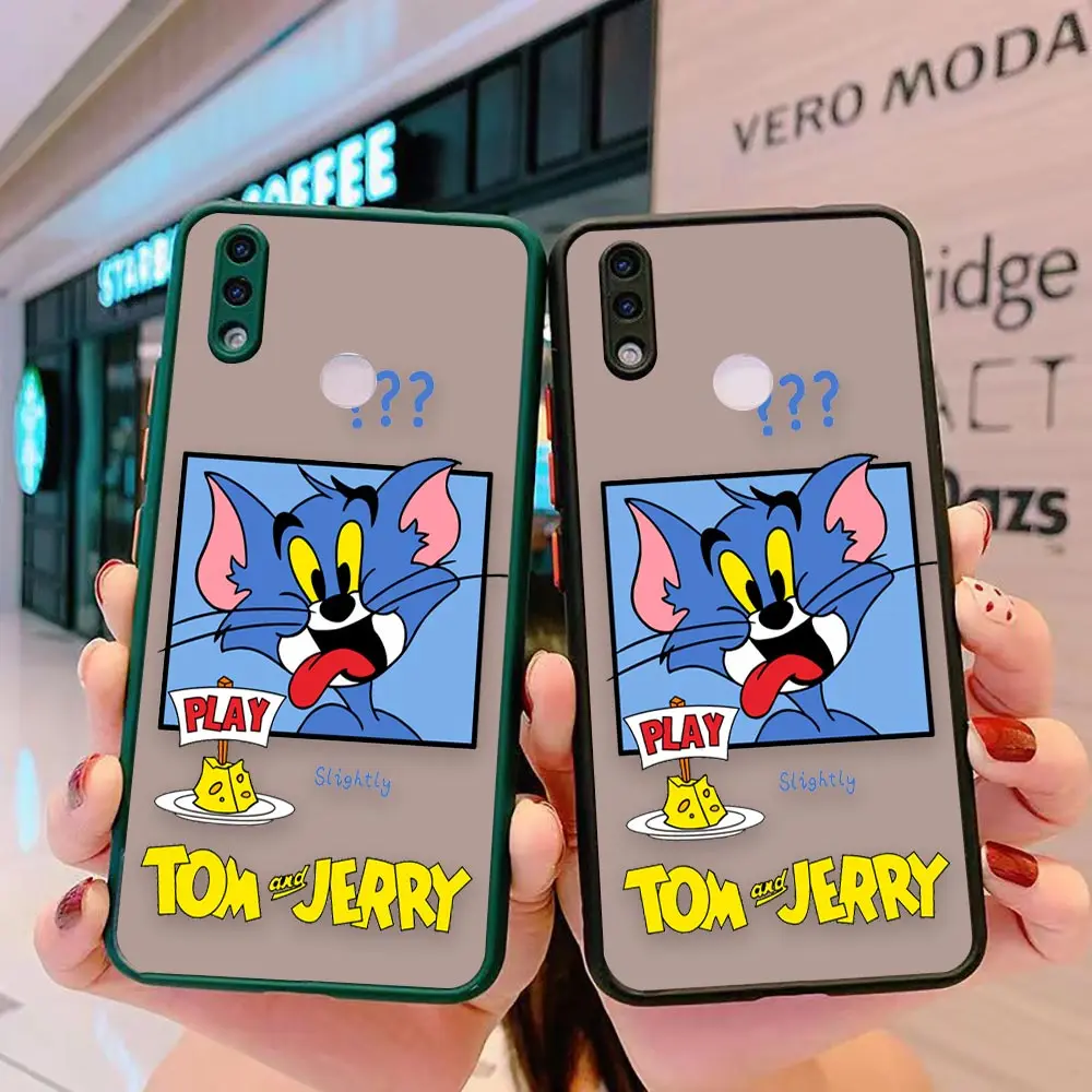 

Anime T-Tom And J-Jerry Shockproof Case Funda Coque For OPPO RENO 2 2F 3 4 5 6 6Z 7 7Z 8 PRO PLUS 5G 4G Clear Hard TPU Capa Case