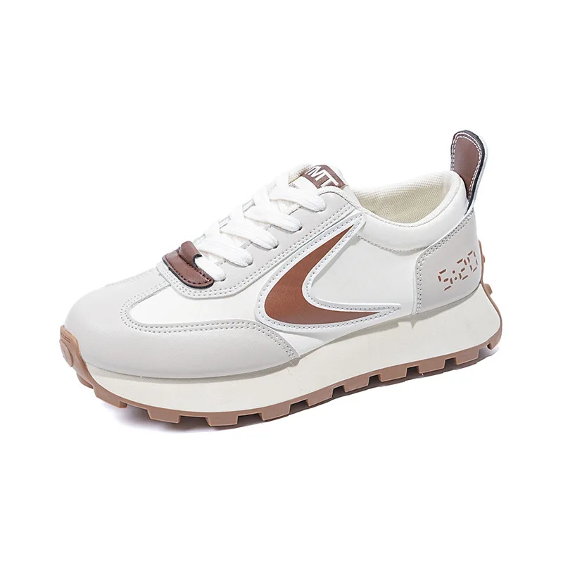 Women New Fashion Casual Shoes 2023 Spring Jogging Sneakers Lace Up Breathable Women Shoes Comfortable Light Soft Hard-Wearing