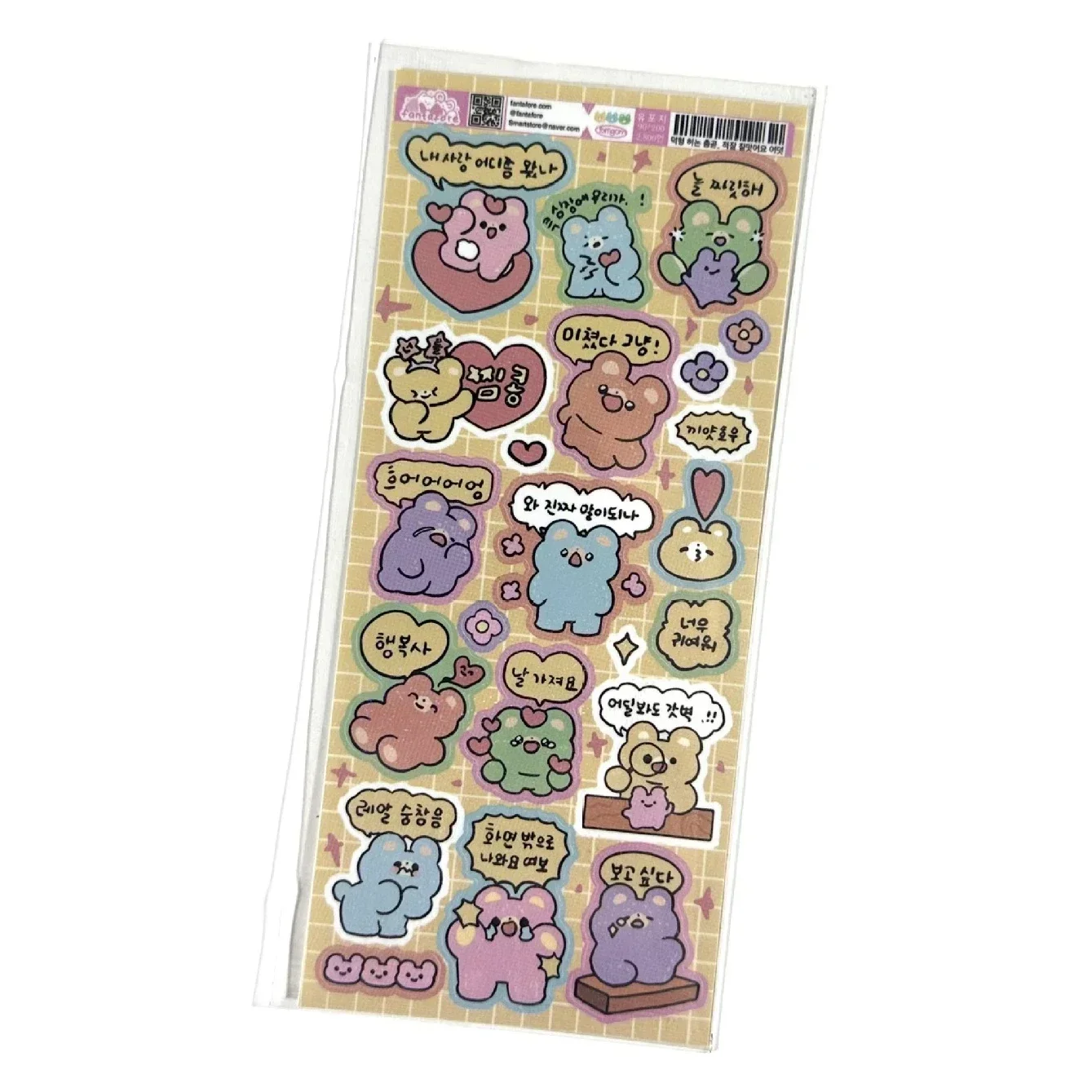 

Korean Cartoon Bear Stickers
