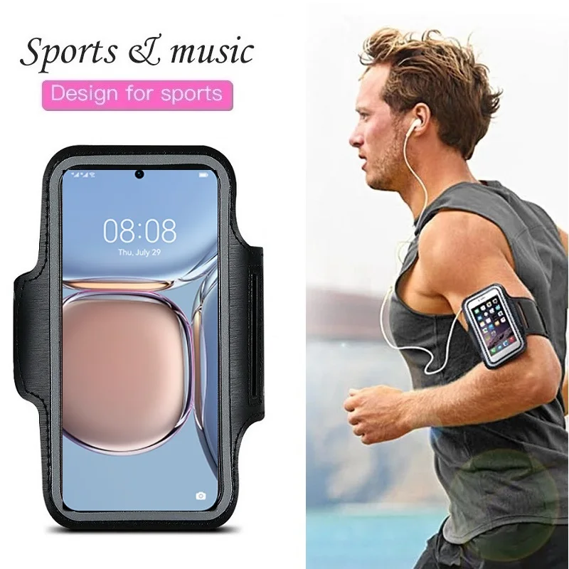 

Sports Phone Case for Running on Hand for Huawei P50 Pro Bracelets Holder for Phone Arm band case for Huawei P50 Pro