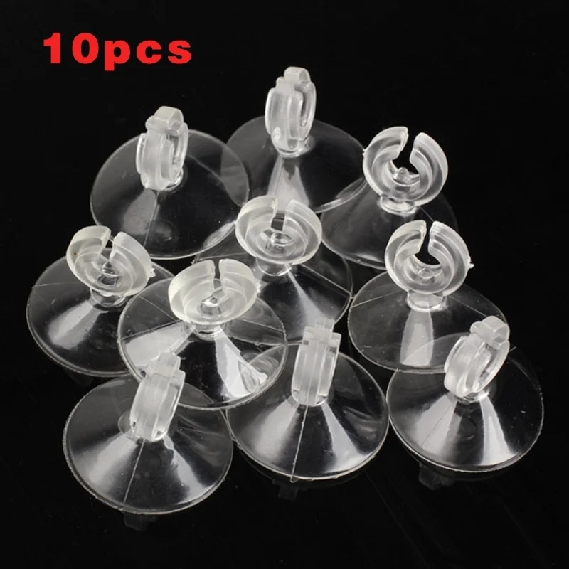 

10pcs Aquarium Sucker Suction Cup For 4mm Air Line Pipe Tube Wire Holder Used Sucker For Glass Surface Fish Supples